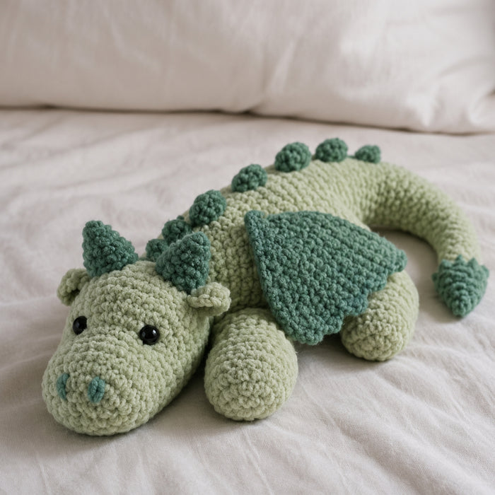 Floppy Dragon | Large Crochet Plush Pattern