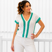 V-Neck | Easy 2-Panel Summer Blouse | XS–3XL