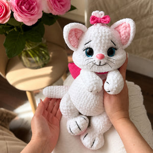 Kitty with a Bow | Cute Plush Crochet Pattern