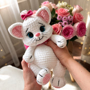 Kitty with a Bow | Cute Plush Crochet Pattern