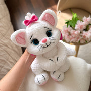 Kitty with a Bow | Cute Plush Crochet Pattern