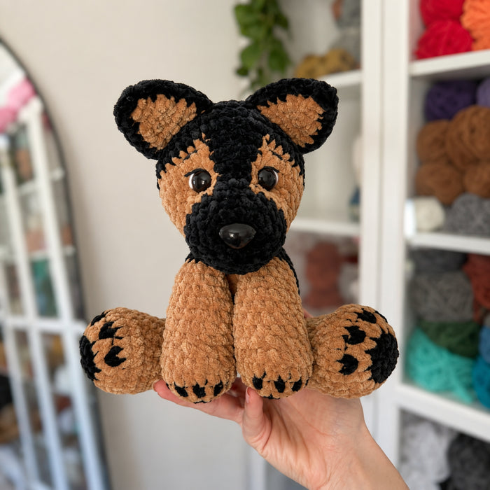 Ranger German Shepherd | Floppy Dog Crochet Pattern