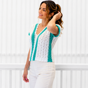 V-Neck | Easy 2-Panel Summer Blouse | XS–3XL