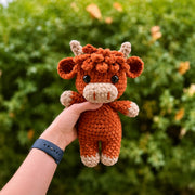 Honey Highland Cow | Floppy Crochet Plush Pattern