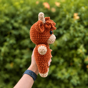 Honey Highland Cow | Floppy Crochet Plush Pattern
