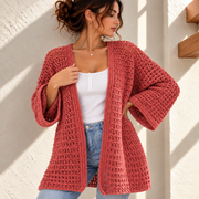 Lace Kimono Cardigan | Easy One-Piece Crochet Pattern | XS–3XL