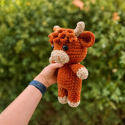 Honey Highland Cow | Floppy Crochet Plush Pattern
