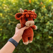 Honey Highland Cow | Floppy Crochet Plush Pattern