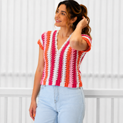V-Neck | Easy 2-Panel Summer Blouse | XS–3XL