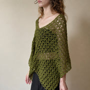 NOA Openwork Poncho | Boho Crochet Top Pattern
