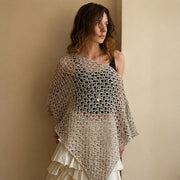 NOA Openwork Poncho | Boho Crochet Top Pattern