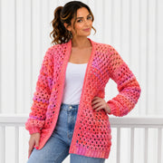 Easy Openwork Cardigan | Cropped & Long Sweater | XS–3XL