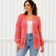 Easy Openwork Cardigan | Cropped & Long Sweater | XS–3XL