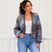 Granny Stitch Cardigan | Easy 3-Panel Sweater | XS–3XL