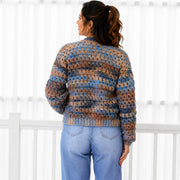 Granny Stitch Cardigan | Easy 3-Panel Sweater | XS–3XL