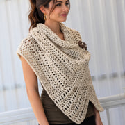 Easy Crochet Wrap | Beginner Poncho Pattern | 2 Yarn Options